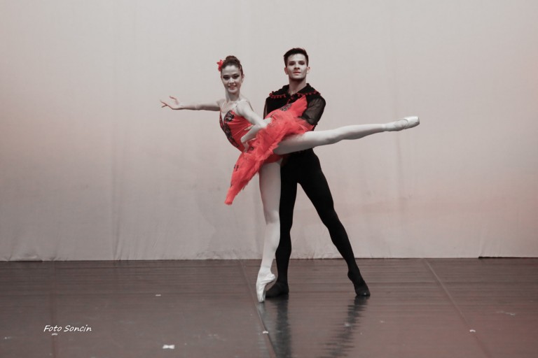 Ballerini sul palco in 'Don Quixotte'