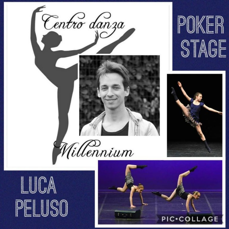 Locandina stage di danza con Luca Peluso