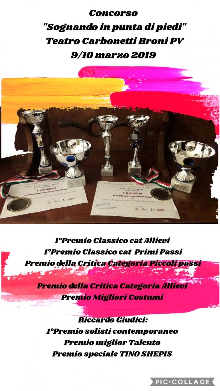 Sognando in punta di piedi - concorso di danza