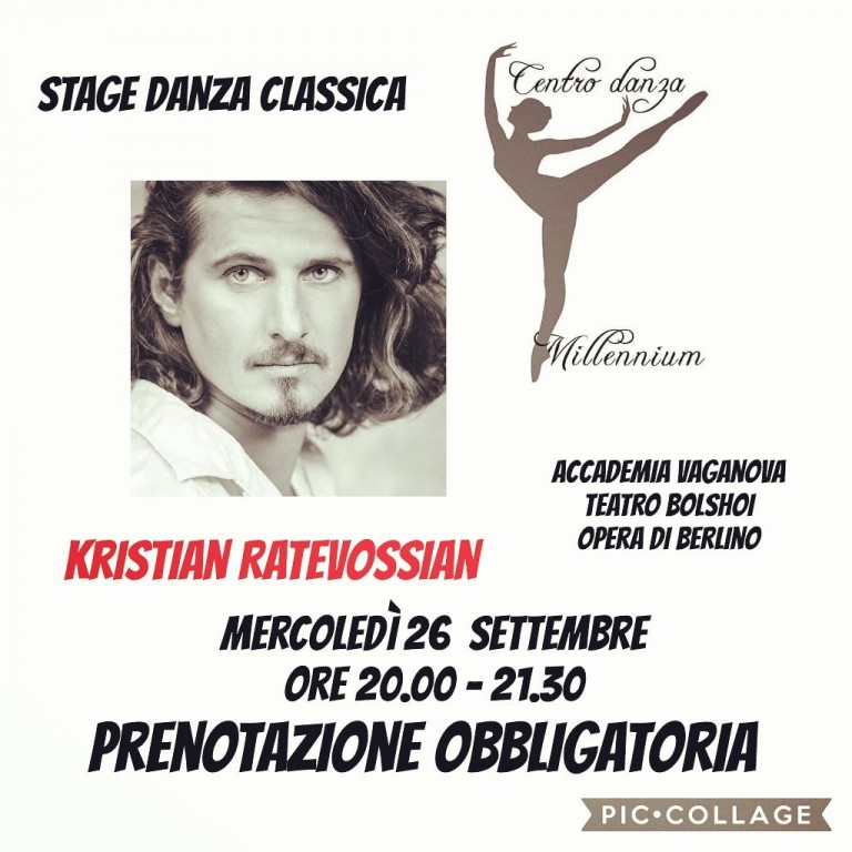 Primo piano del Ballerino Kristian Ratevossian