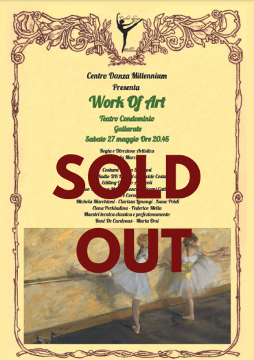Volantino Scuola di danza Work Of Art